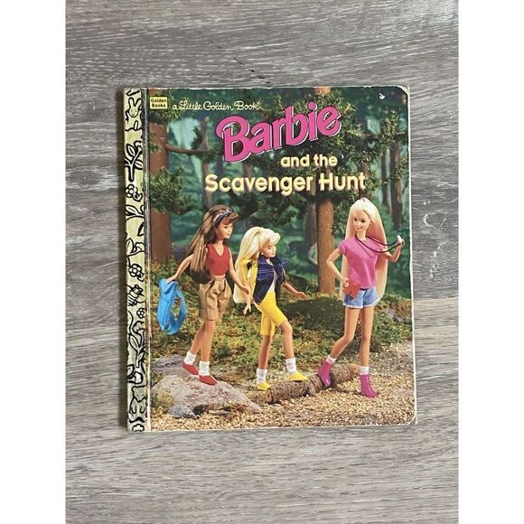 A Little Golden Book Barbie and the Scavenger Hunt 1996 - Picture 1 of 5